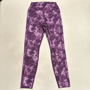 Peloton Purple Tie-Dye Leggings